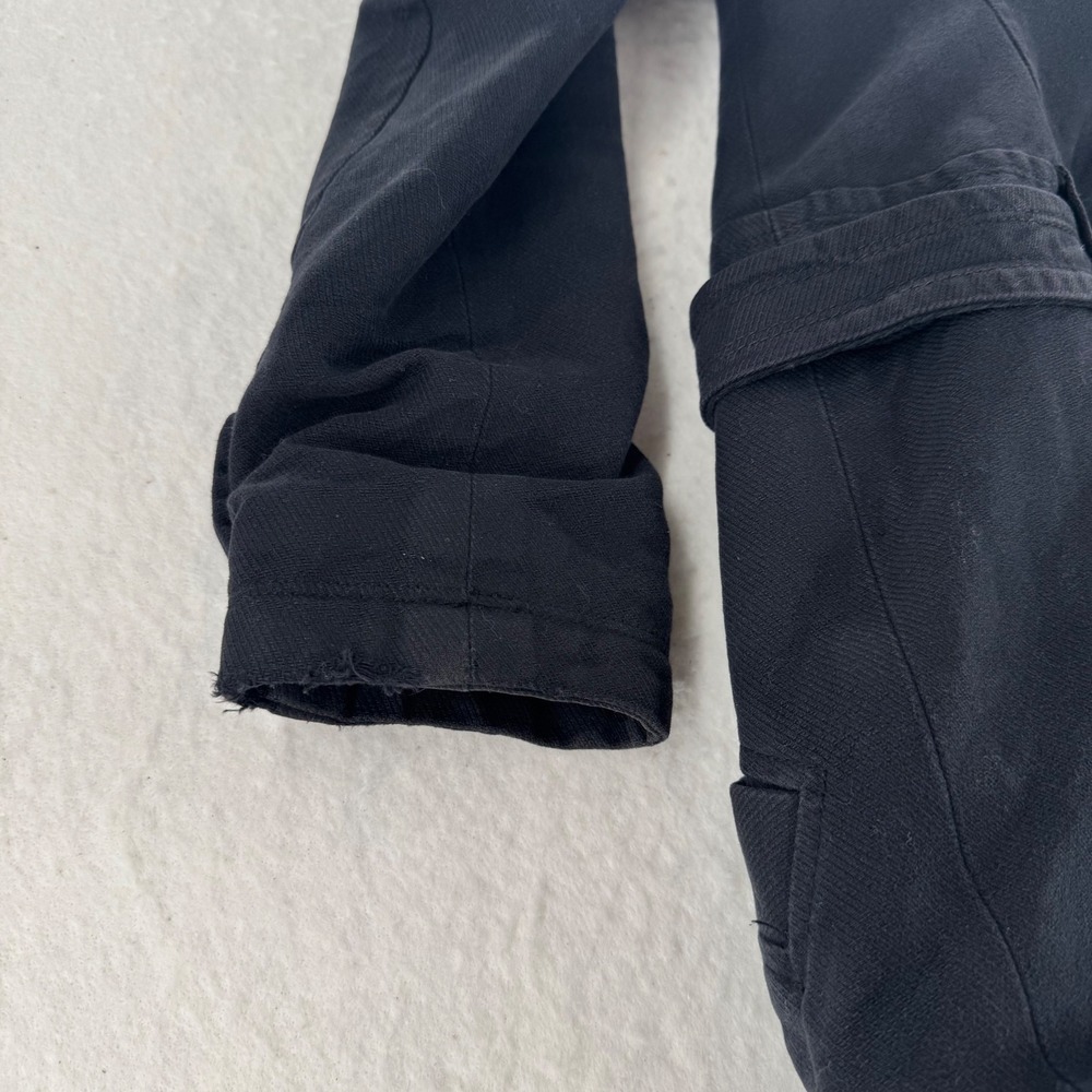 EDC by Esprit - Pea Coat Double Breasted Cotton Twill - Black - M - Womens - Picture 7 of 12